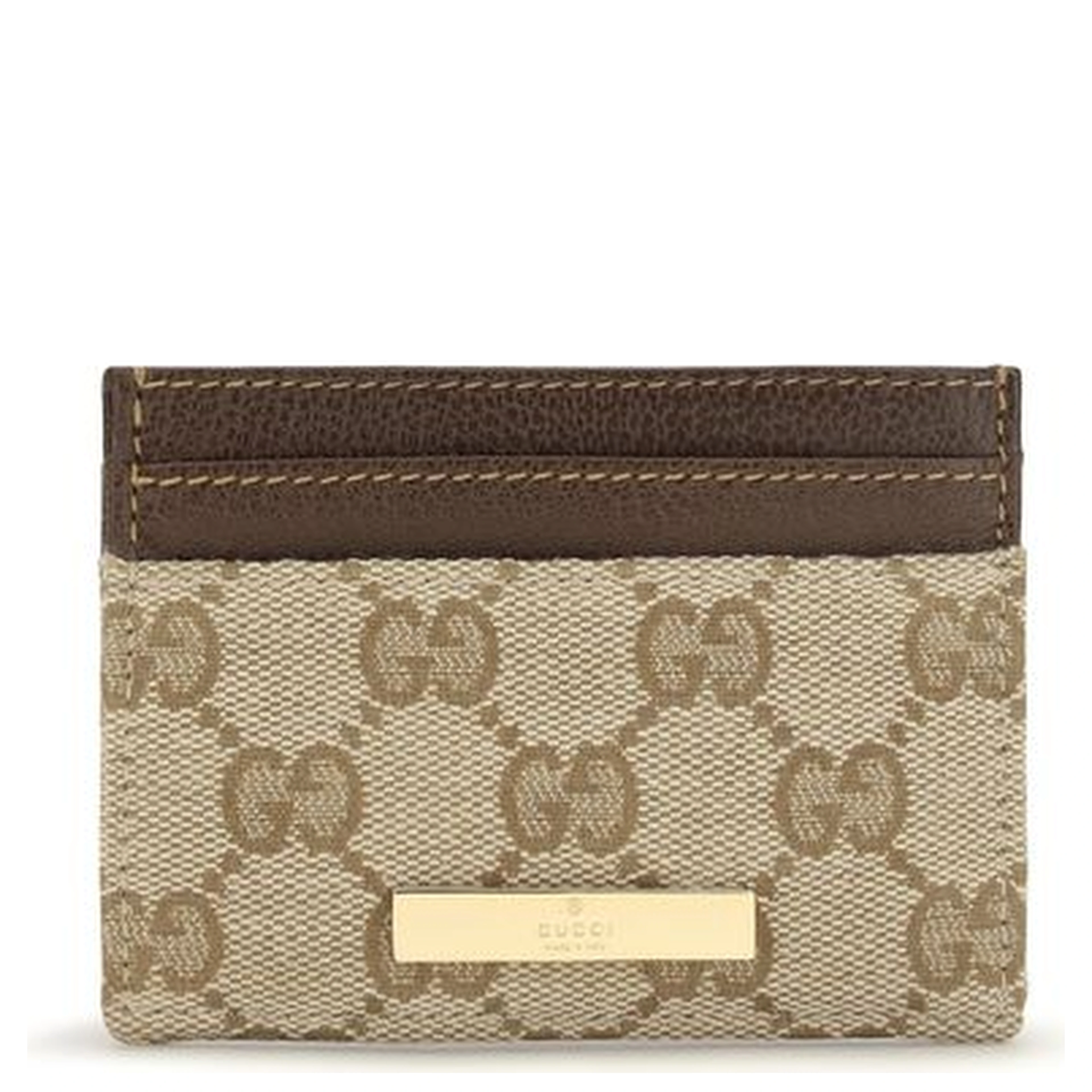 Beige Fabric Wallet