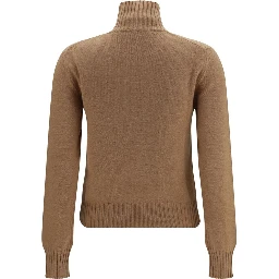 Brown Cashmere Turtleneck
