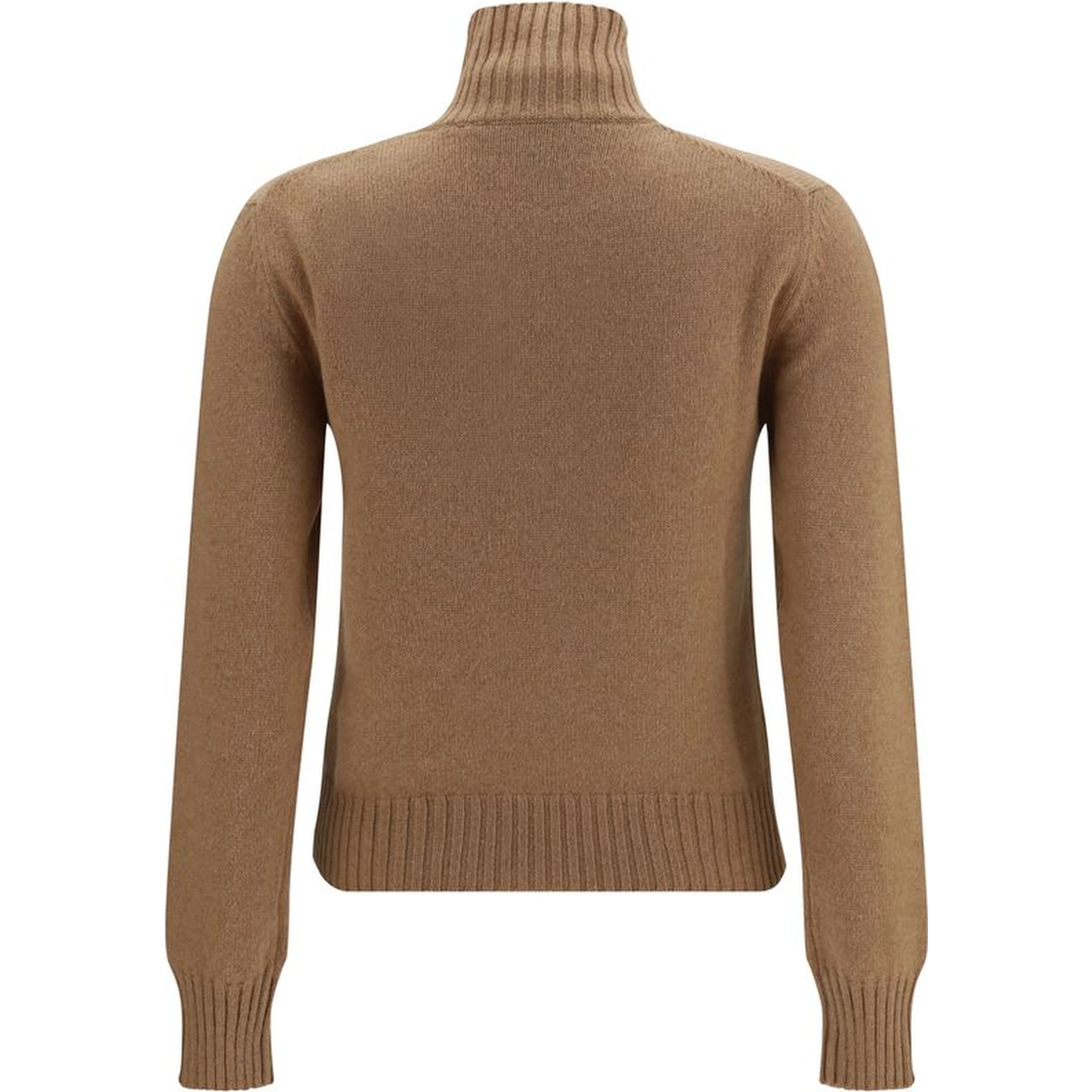 Brown Cashmere Turtleneck
