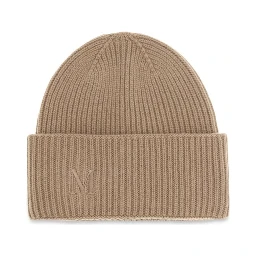 Beige Cashmere Beanie