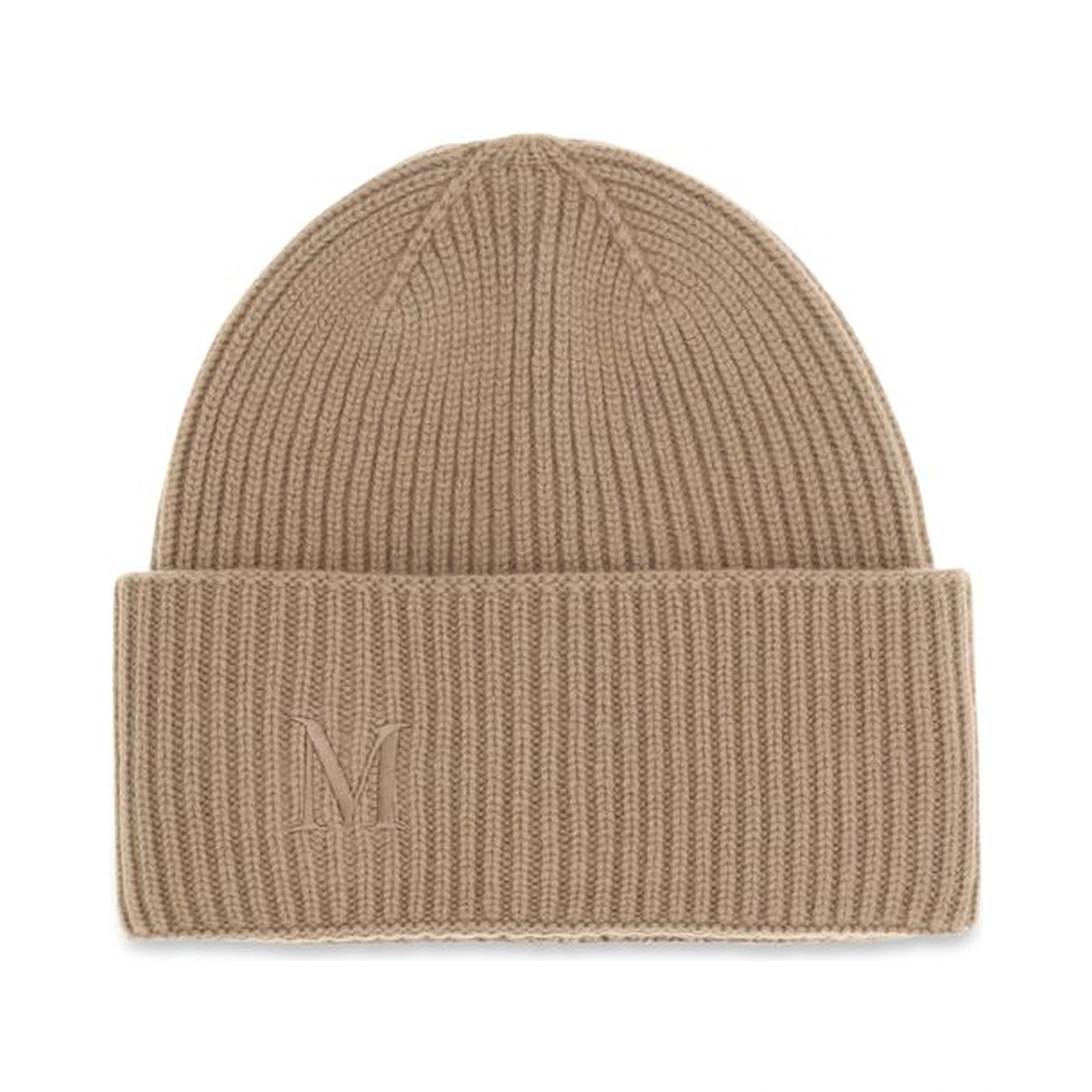 Beige Cashmere Beanie