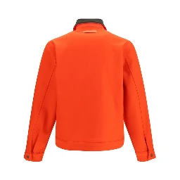 Red Wool Oves Aries Full-Length Jacket