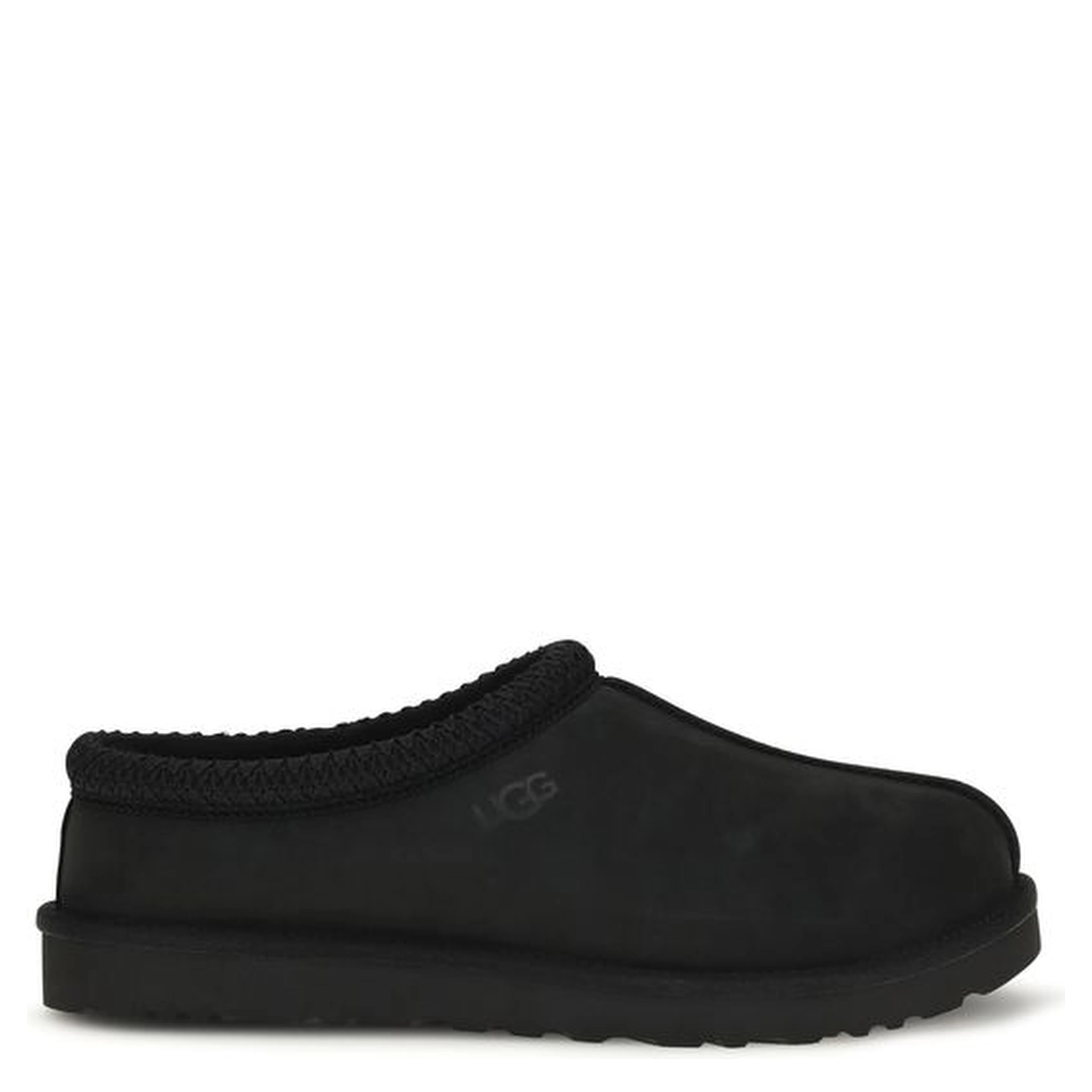 Black Nubuc Leather Clogs