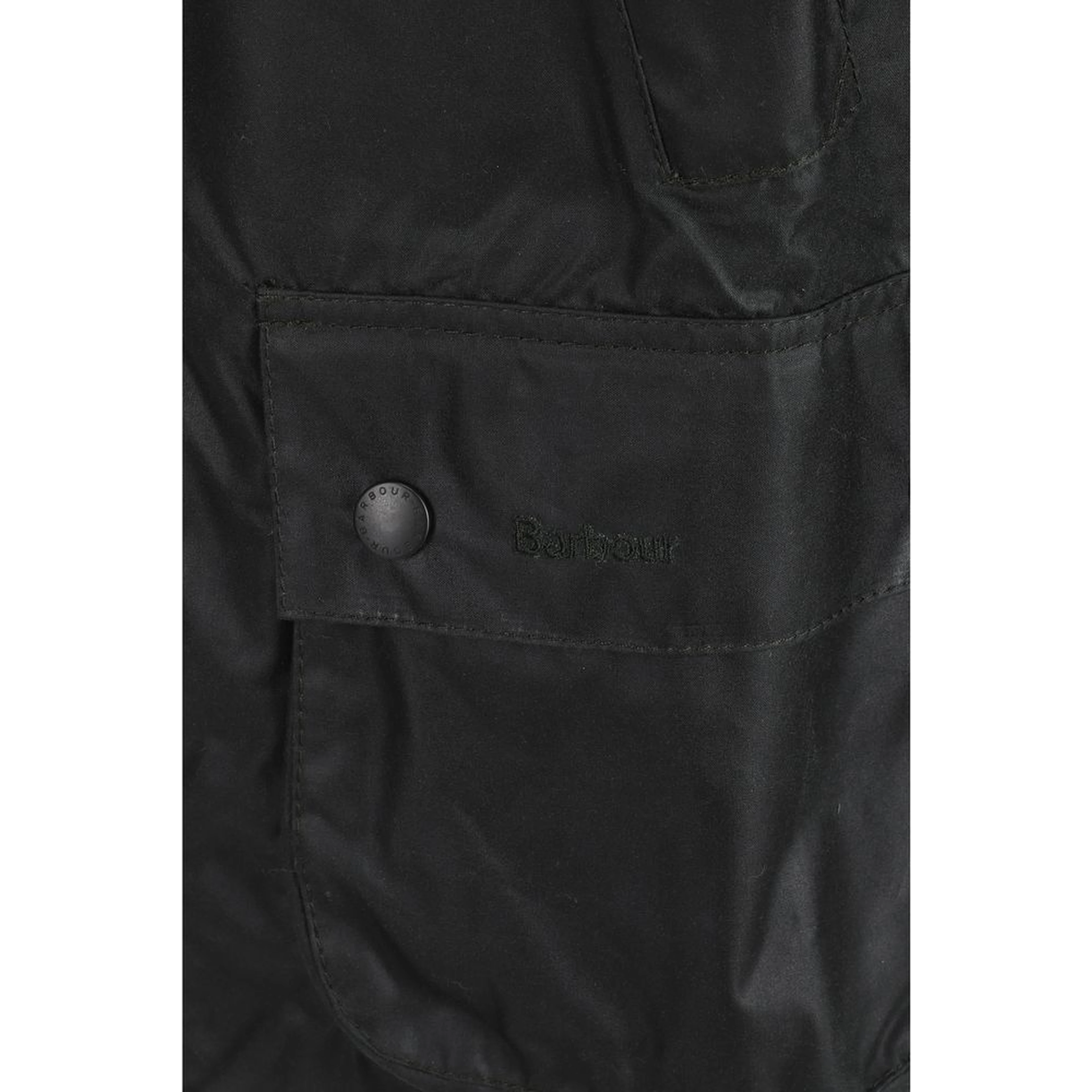 Black Cotton Full-Length Jacket