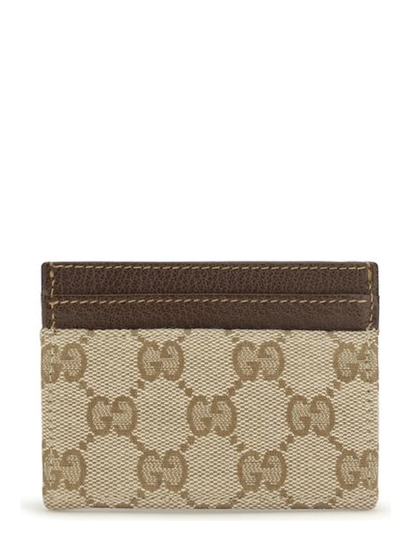 Beige Fabric Wallet