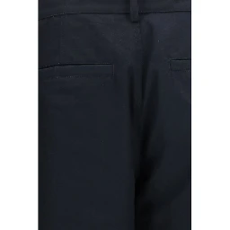 Black Cotton Cargo Pants