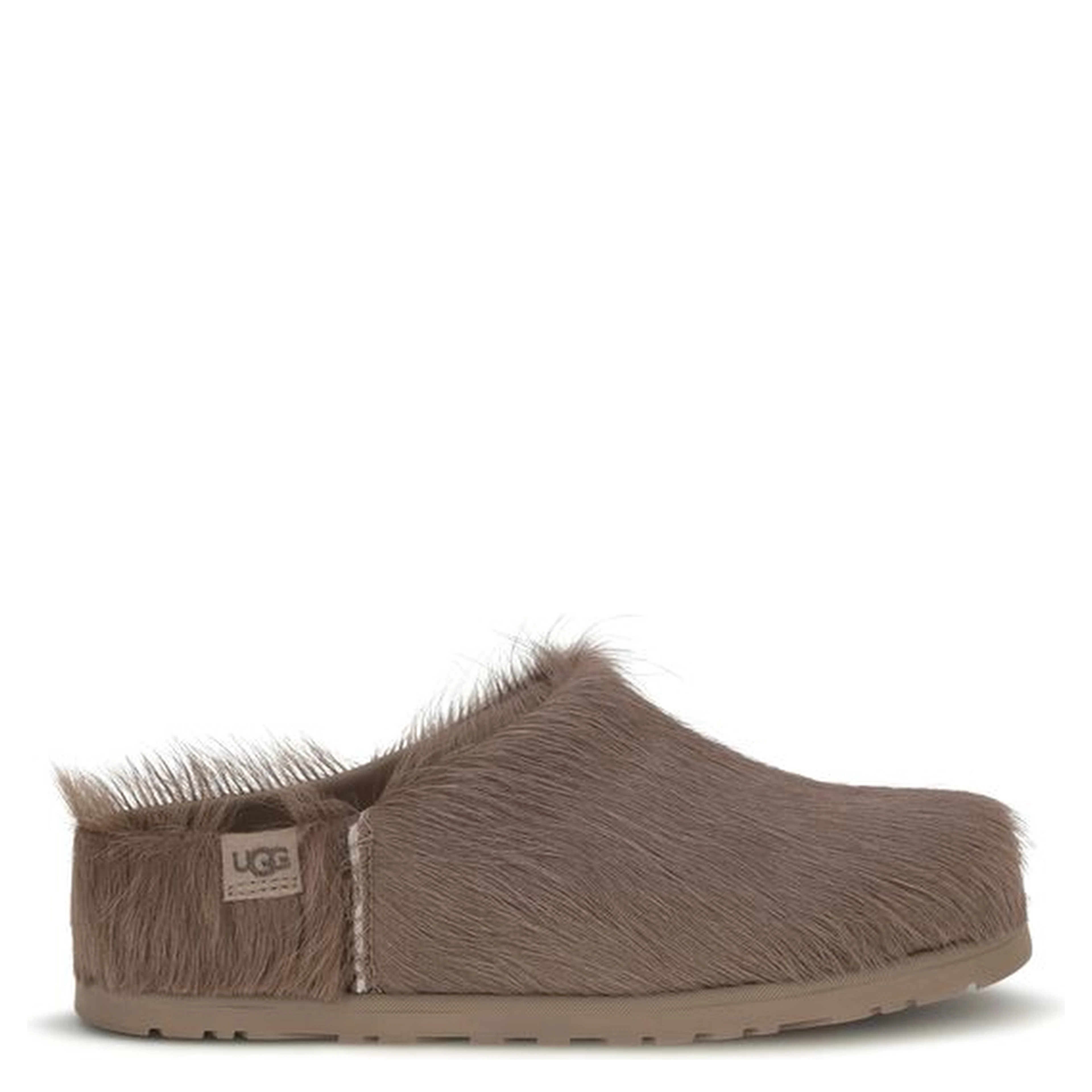 Brown Nubuc Leather Clogs