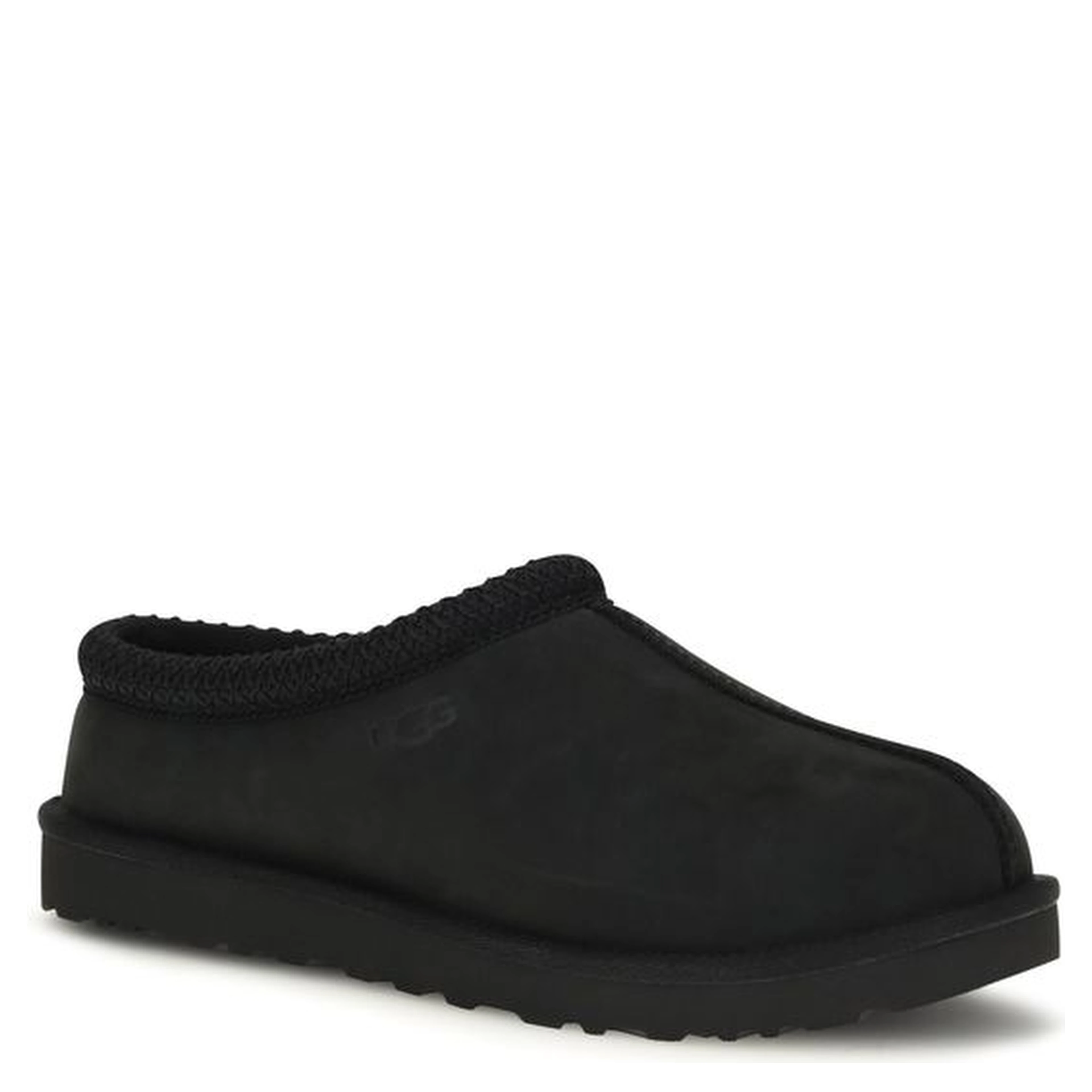 Black Nubuc Leather Clogs