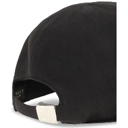Black Cotton Cap (Baseball Hat)