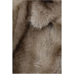 Gray Polyester Full-Length Jacket