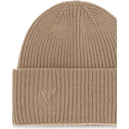 Beige Cashmere Beanie