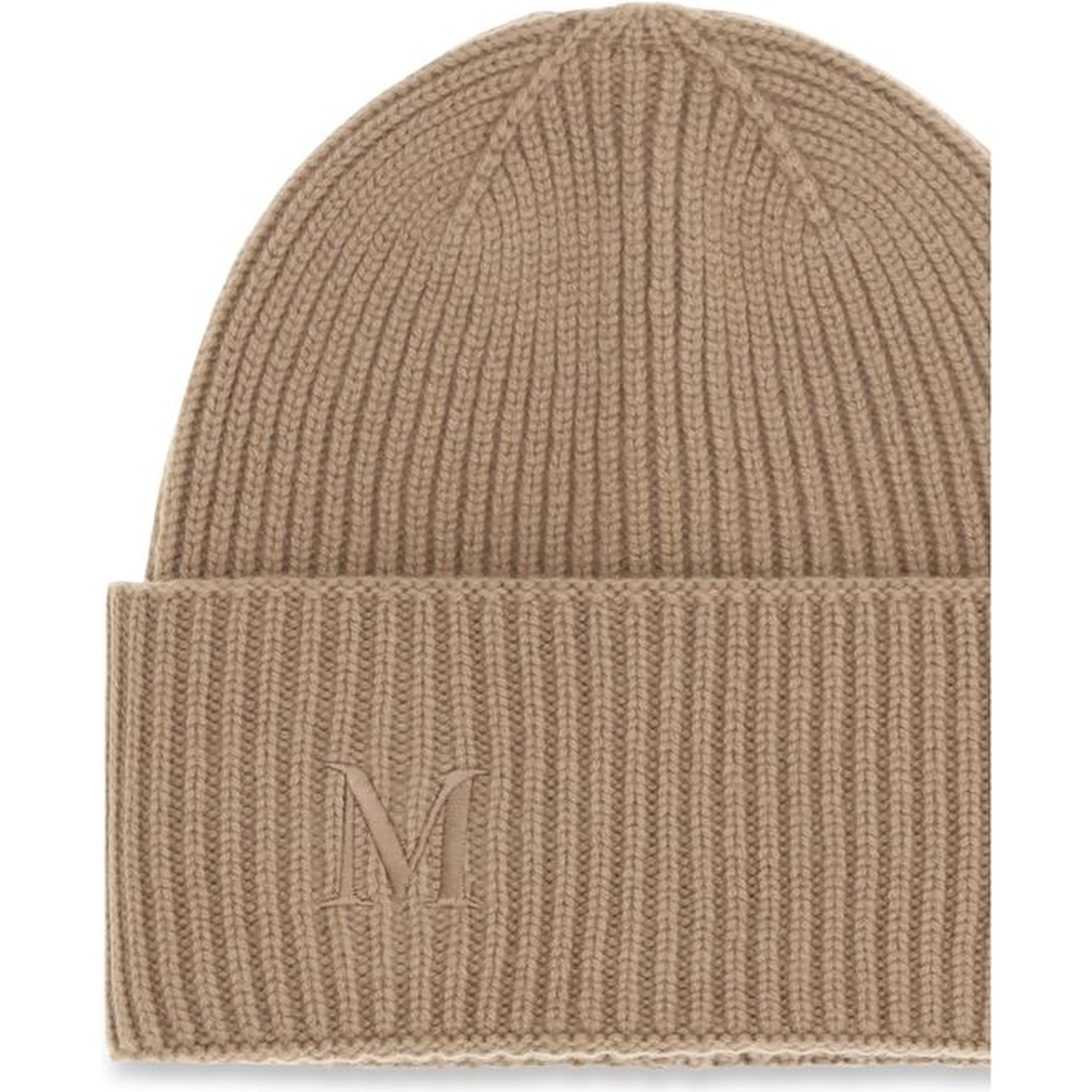 Beige Cashmere Beanie