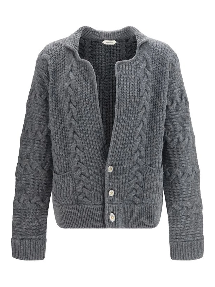 Gray Wool Oves Aries Cardigan