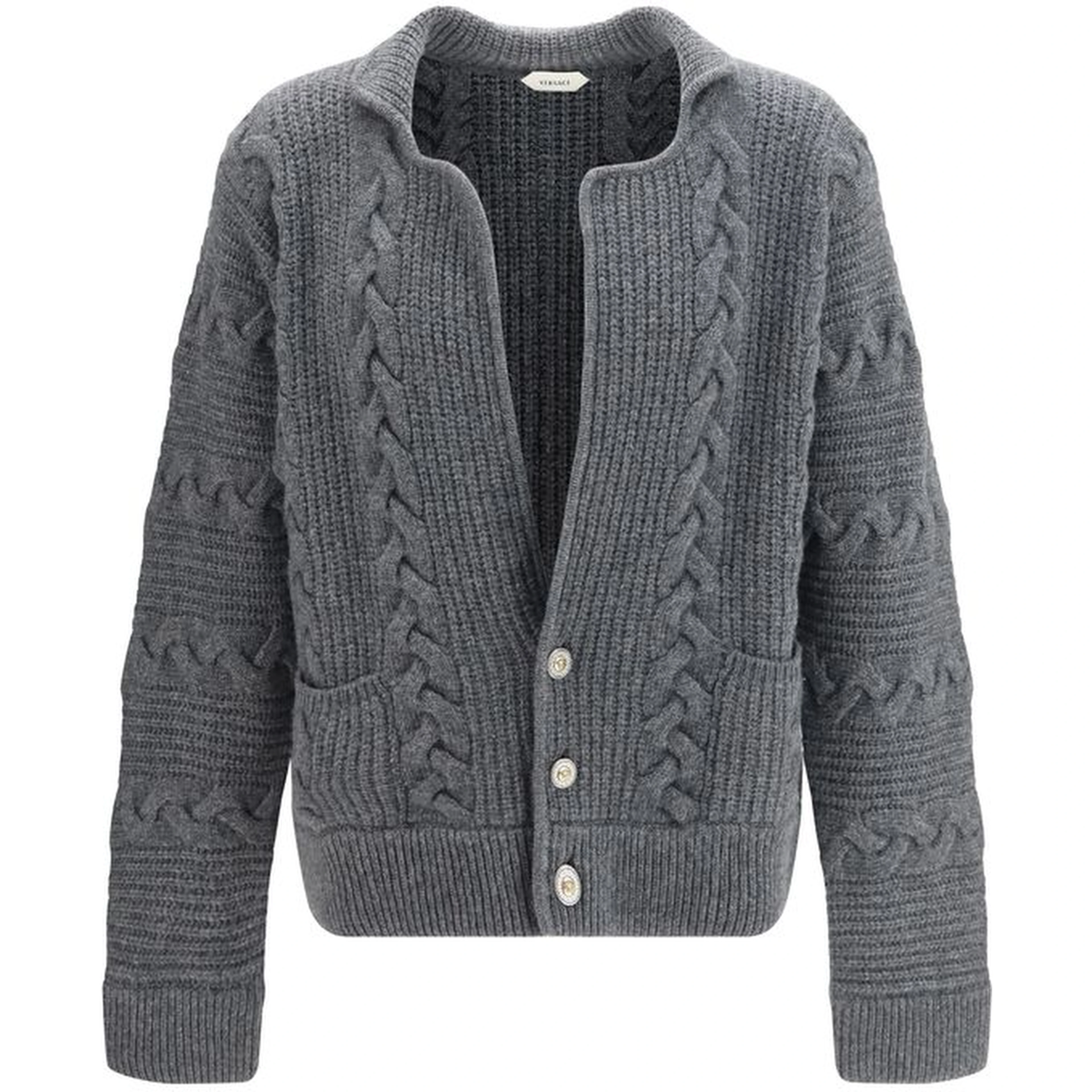 Gray Wool Oves Aries Cardigan