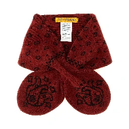 Red Wool Foulard