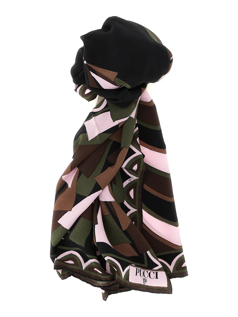 Multicolor Silk Scarf