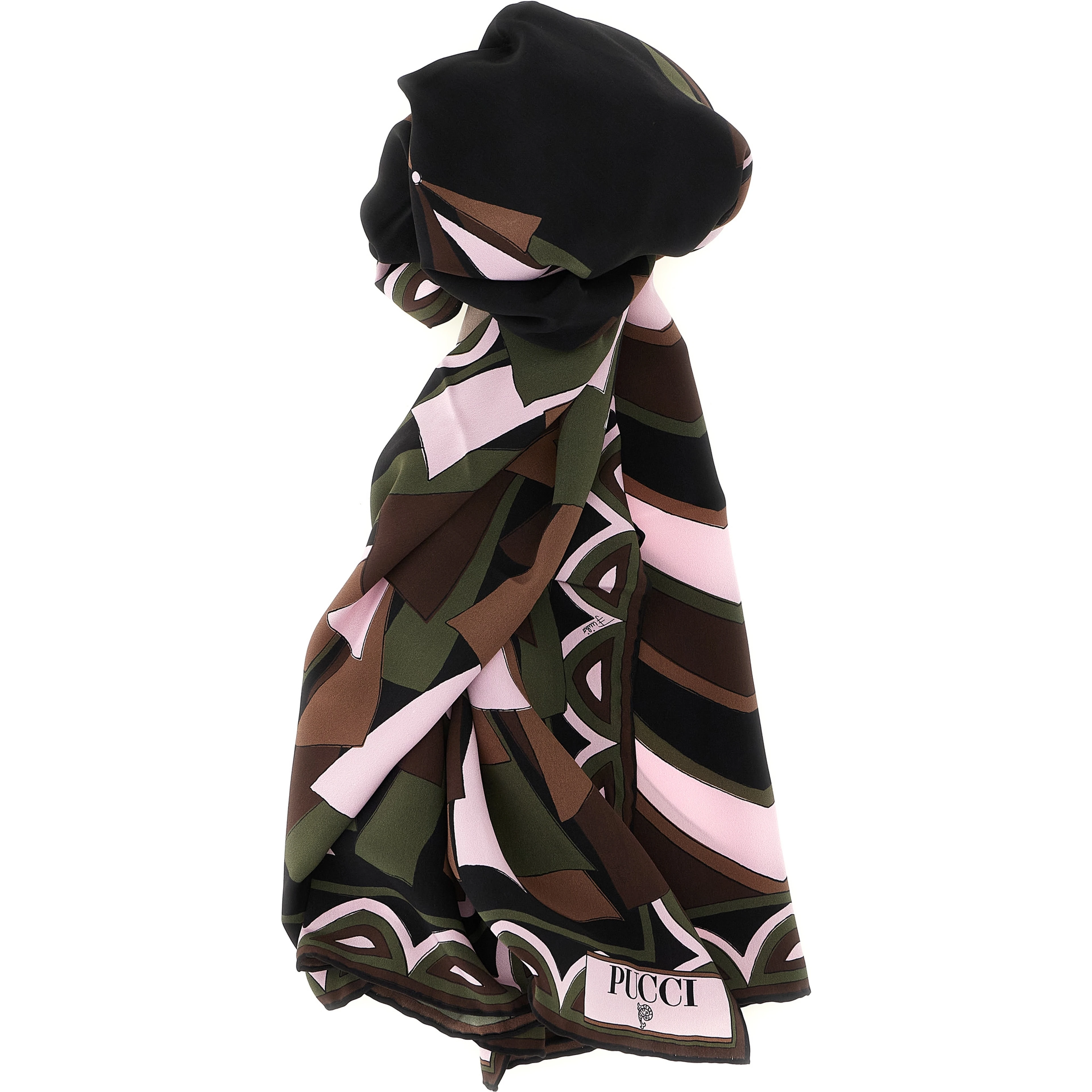 Multicolor Silk Scarf