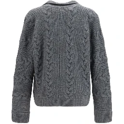 Gray Wool Oves Aries Cardigan