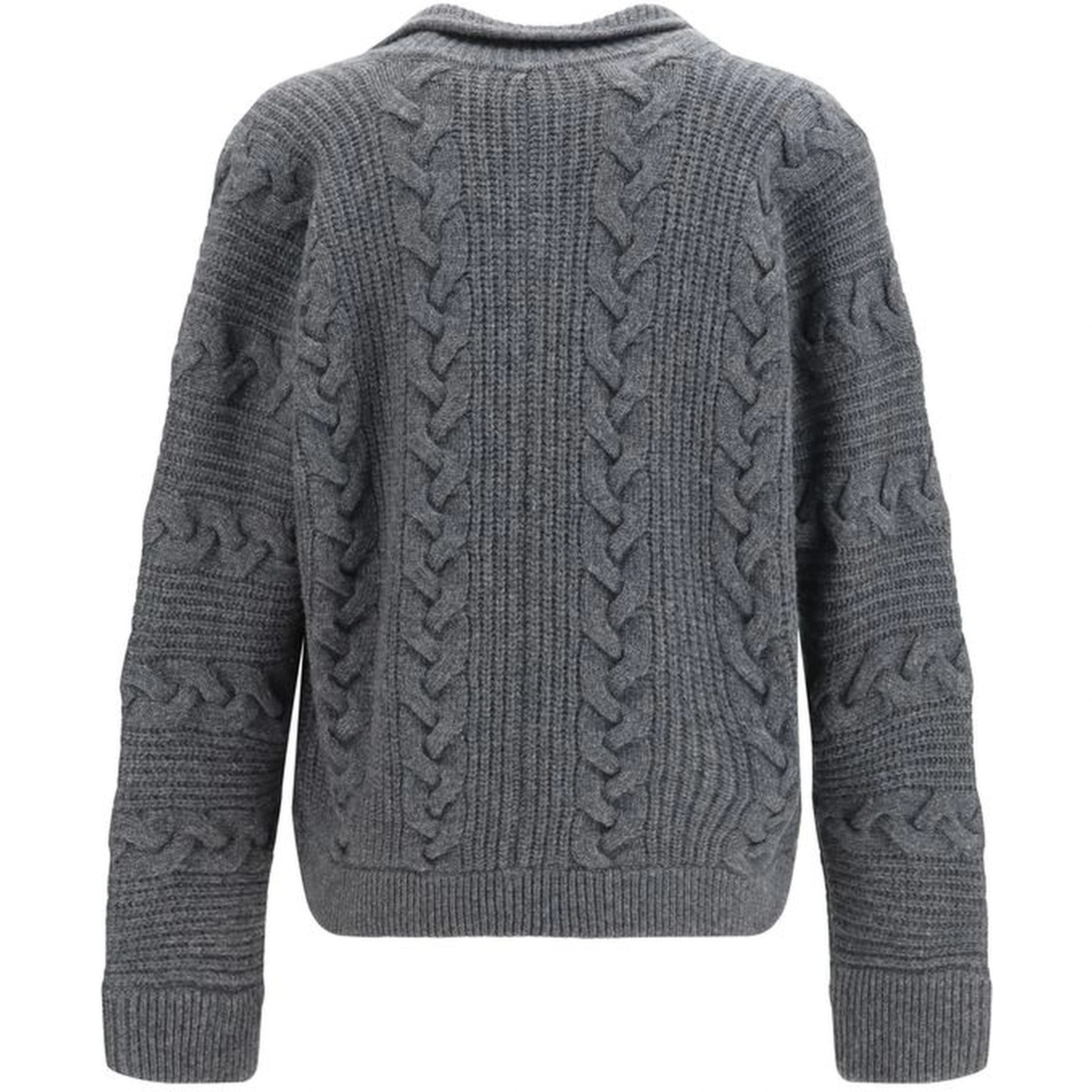 Gray Wool Oves Aries Cardigan