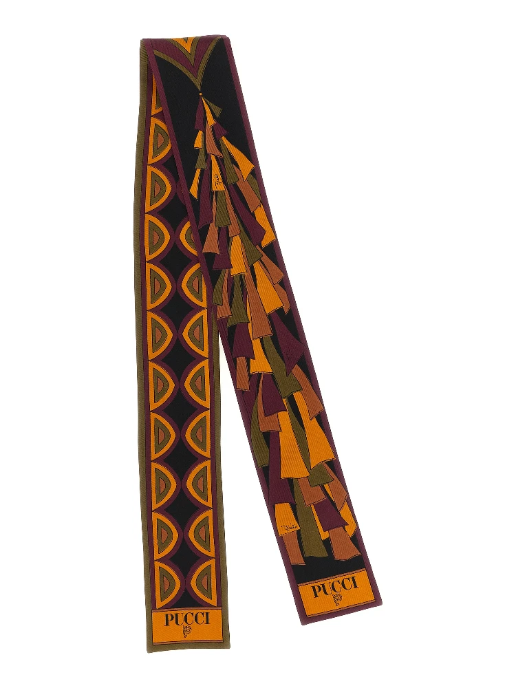 Multicolor Silk Scarf