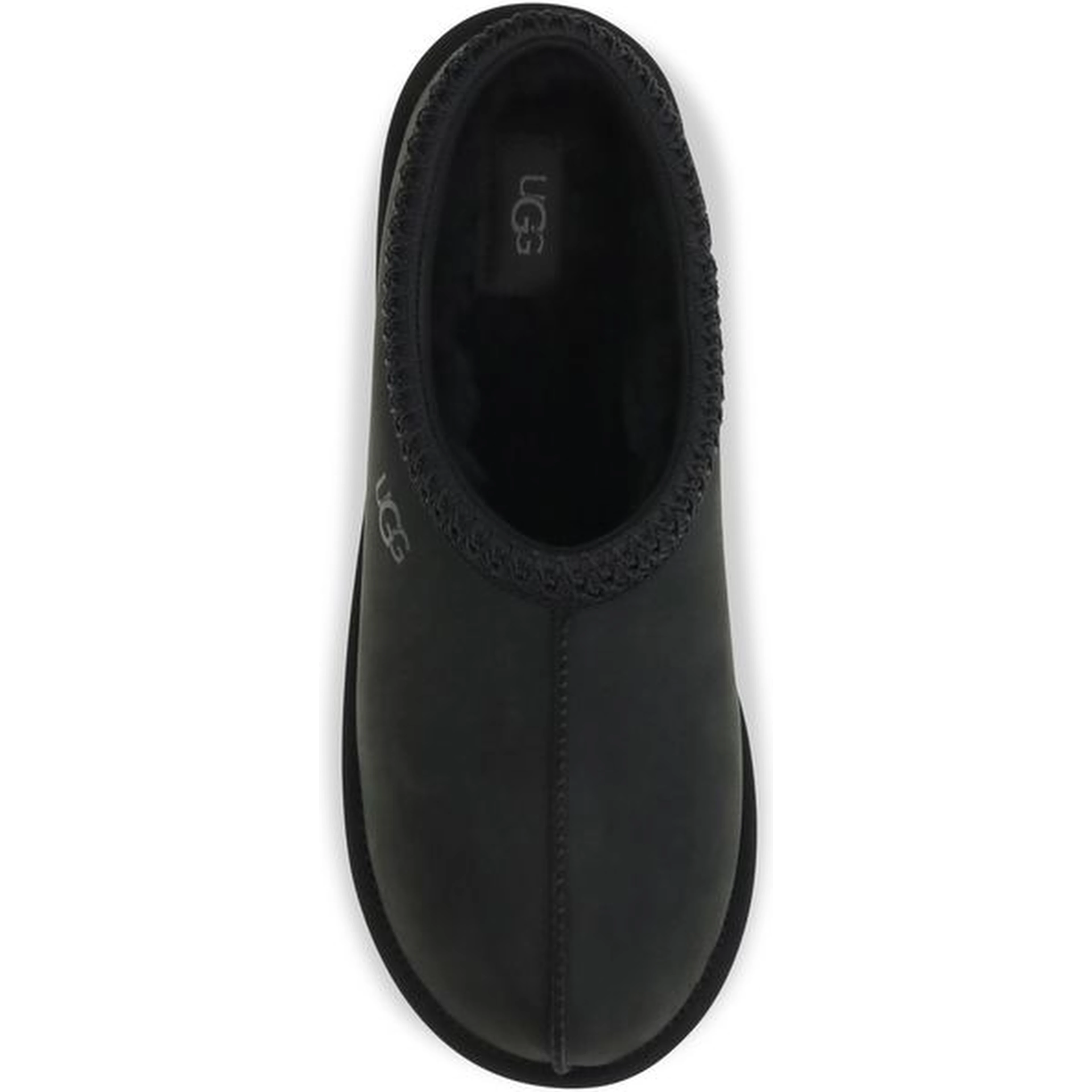Black Nubuc Leather Clogs