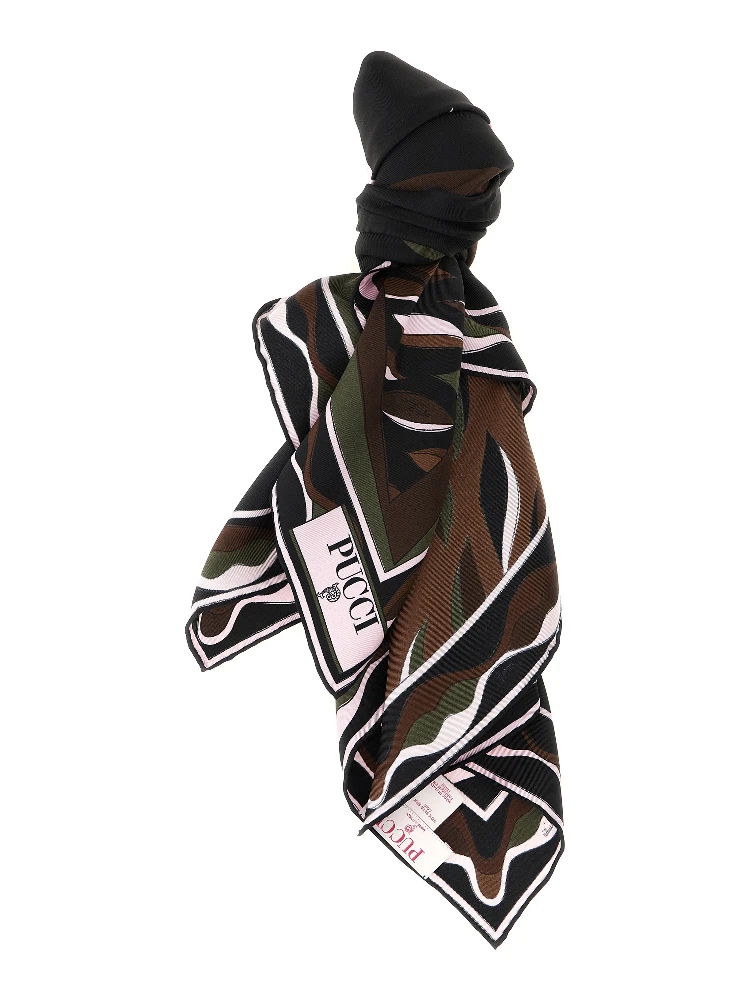 Multicolor Silk Scarf