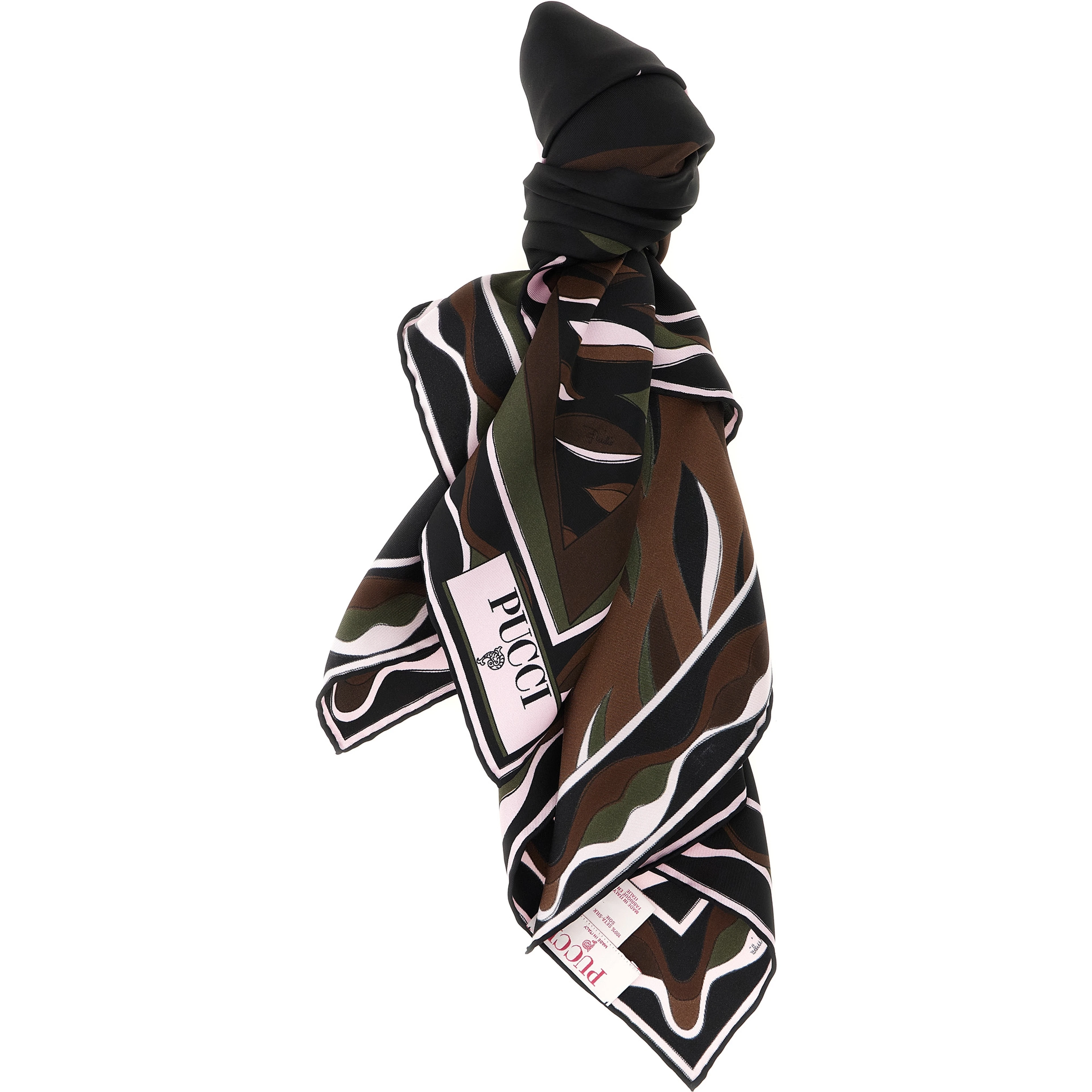 Multicolor Silk Scarf