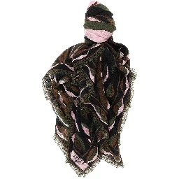 Multicolor Silk Scarf