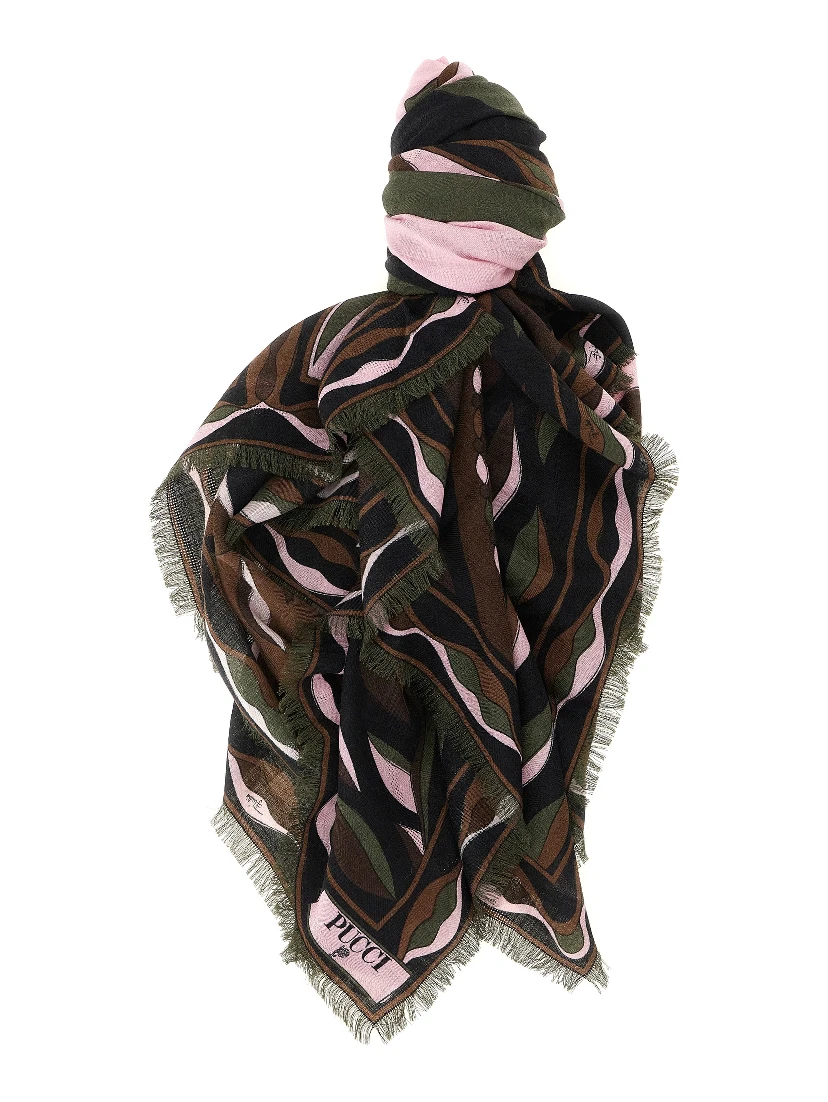 Multicolor Silk Scarf