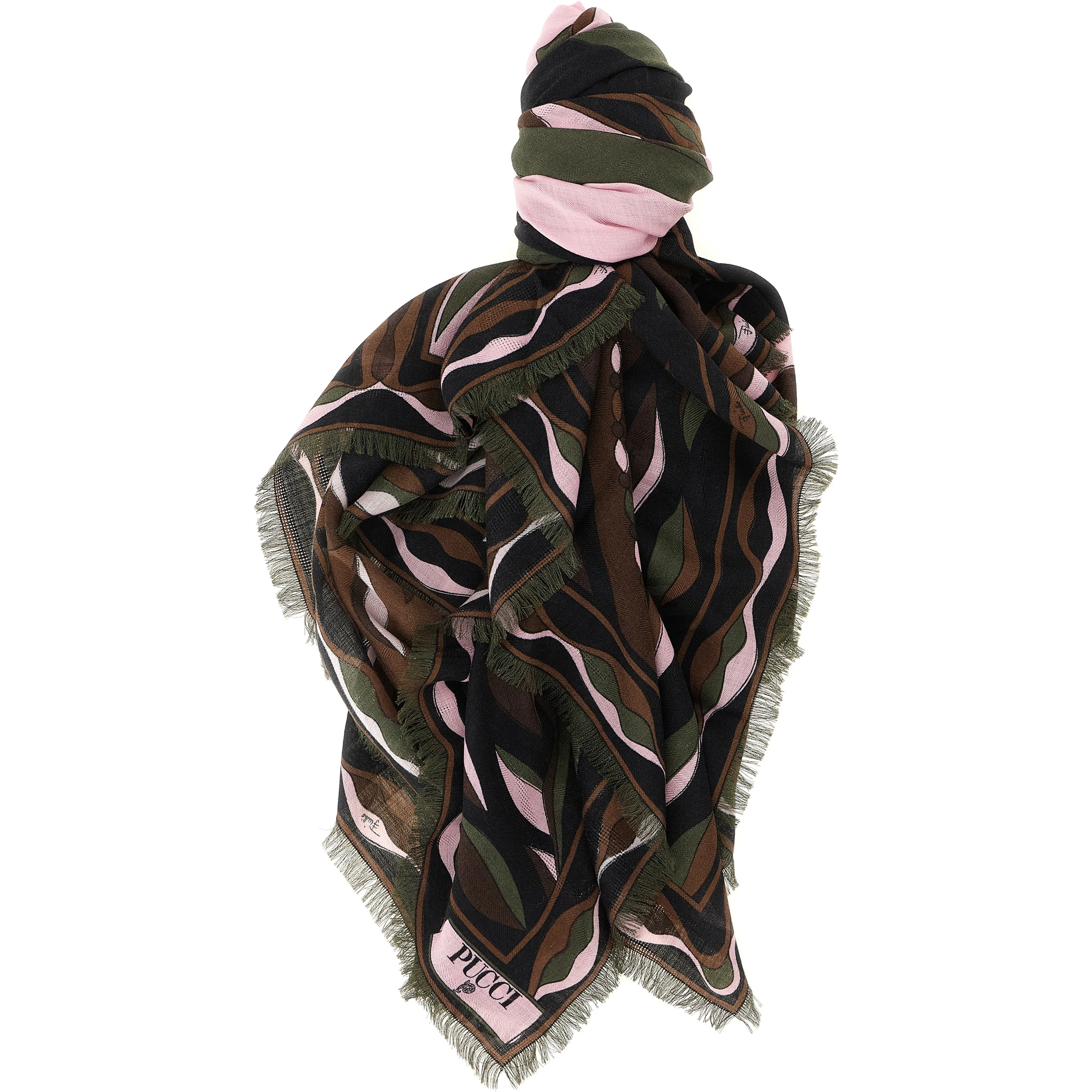 Multicolor Silk Scarf