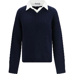 Blue Cotton Sweatshirt