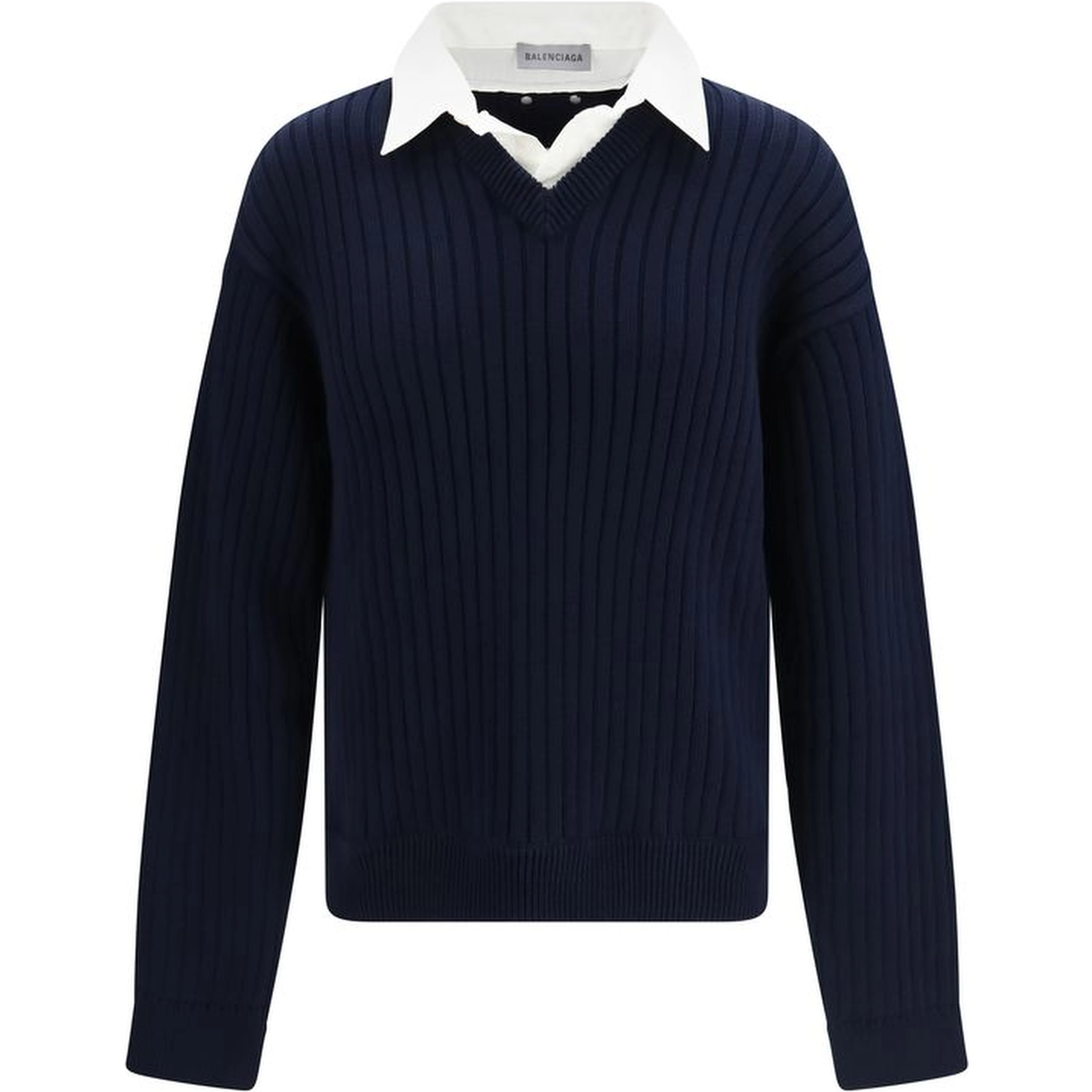 Blue Cotton Sweatshirt