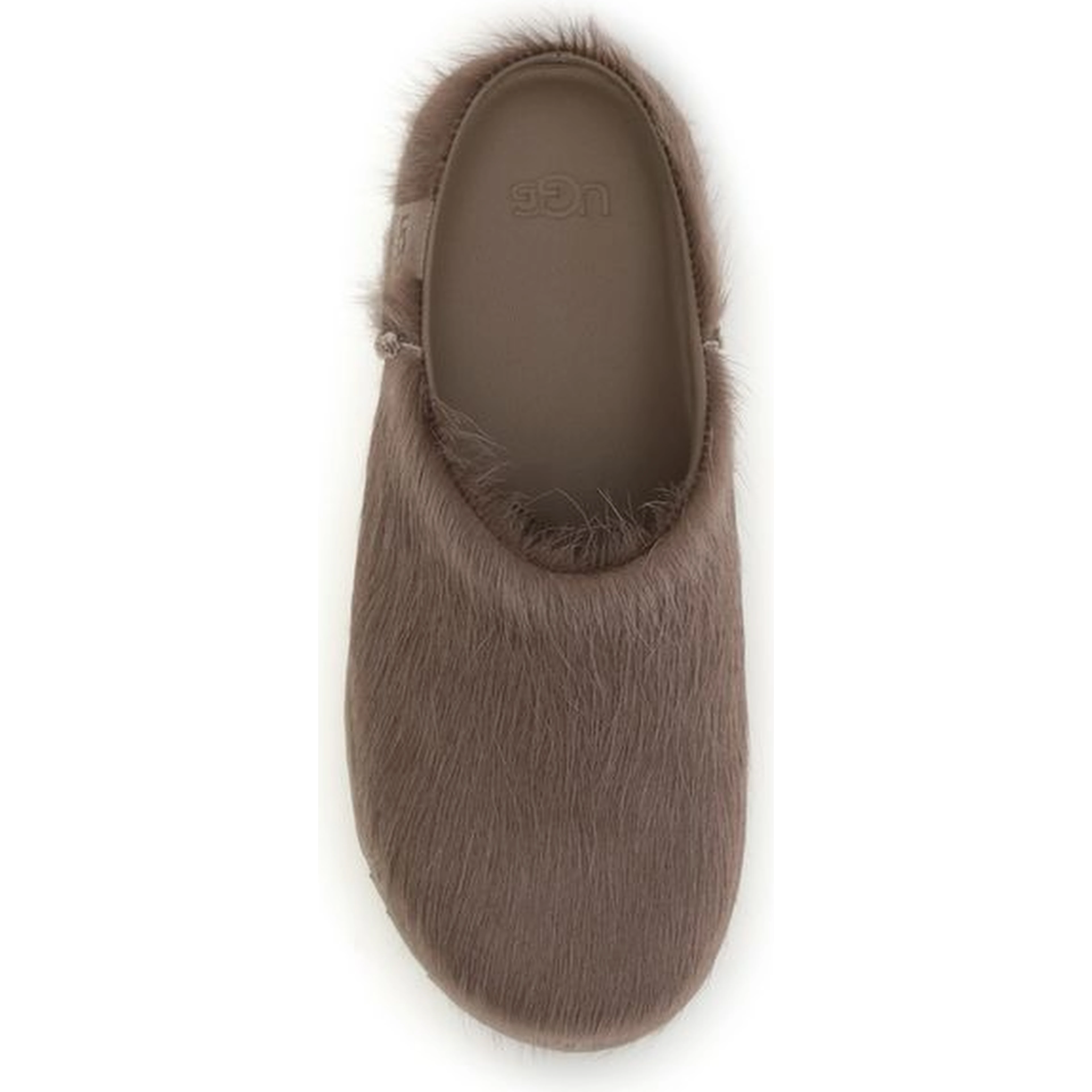 Brown Nubuc Leather Clogs