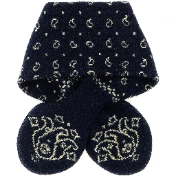 Blue Wool Foulard