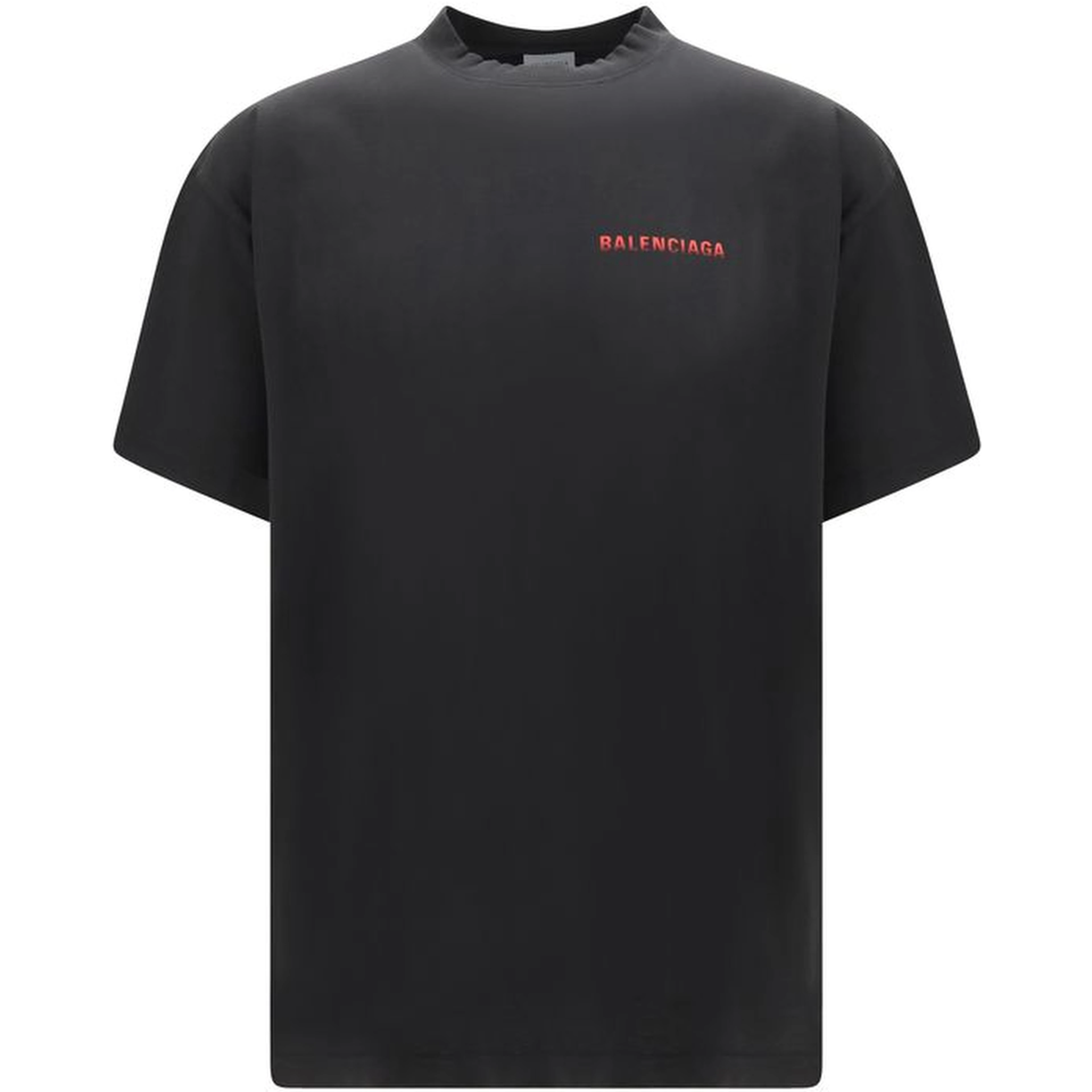Black Cotton T-Shirt
