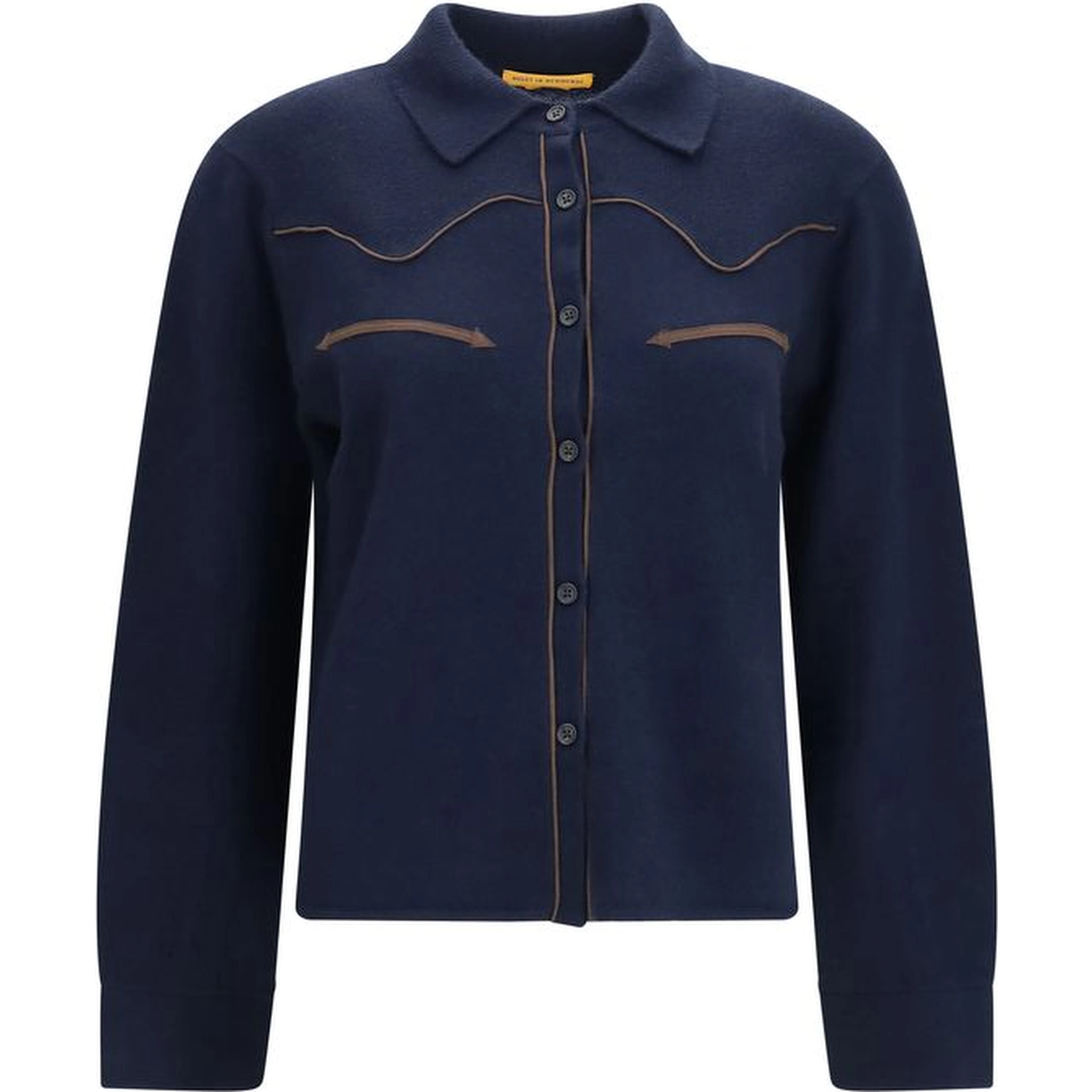 Blue Cashmere Dress Shirt