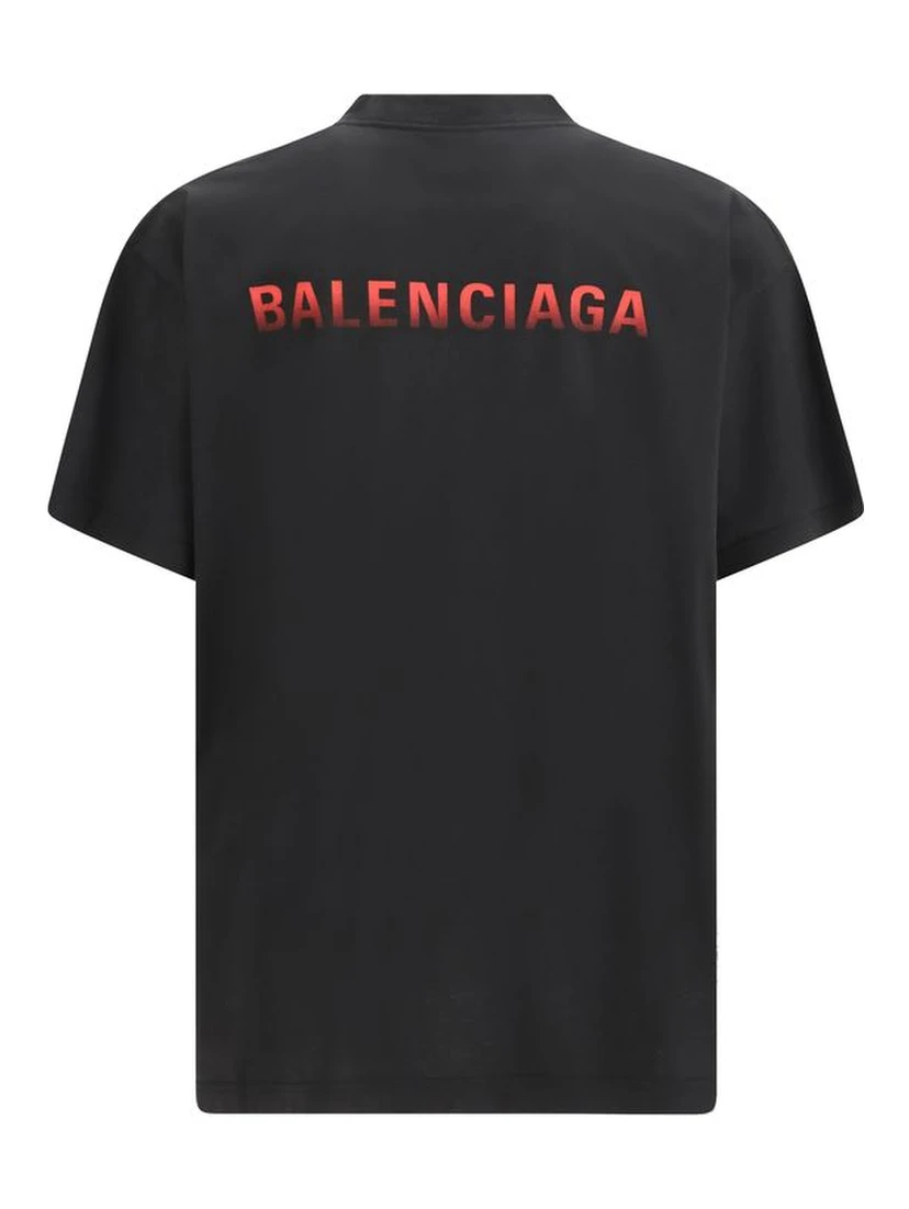 Black Cotton T-Shirt