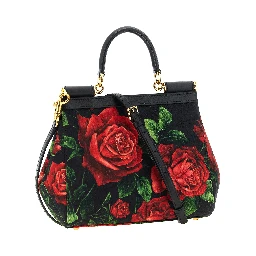 Red Cotton Handbag