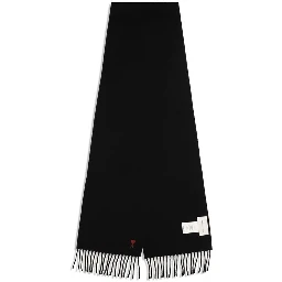Black Wool Oves Aries Scarf