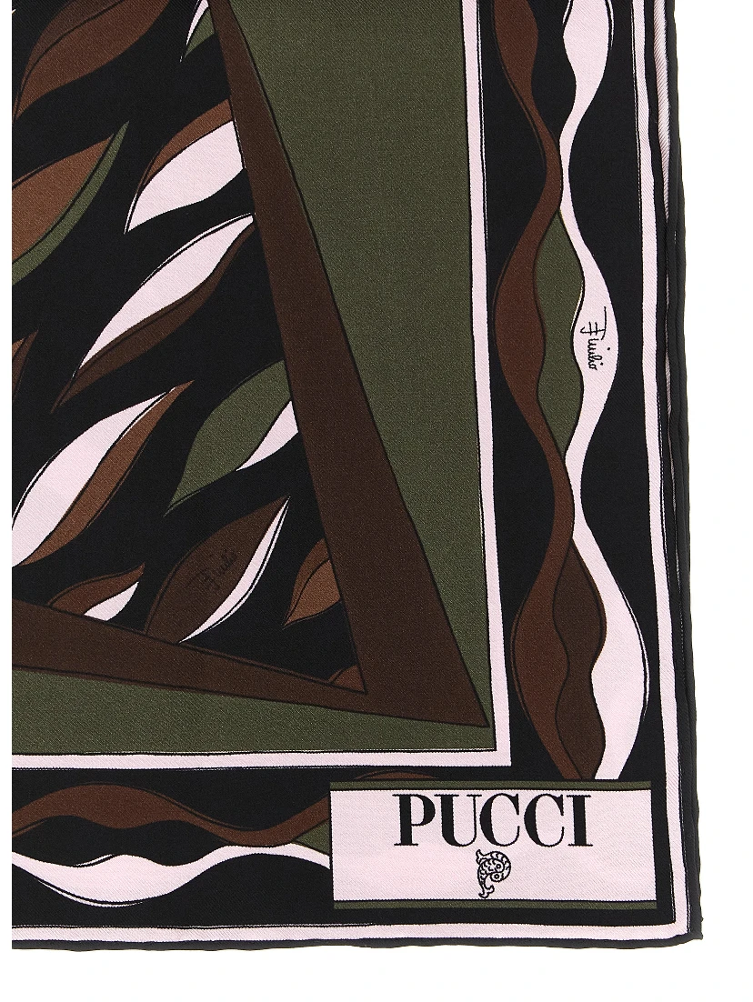 Multicolor Silk Scarf