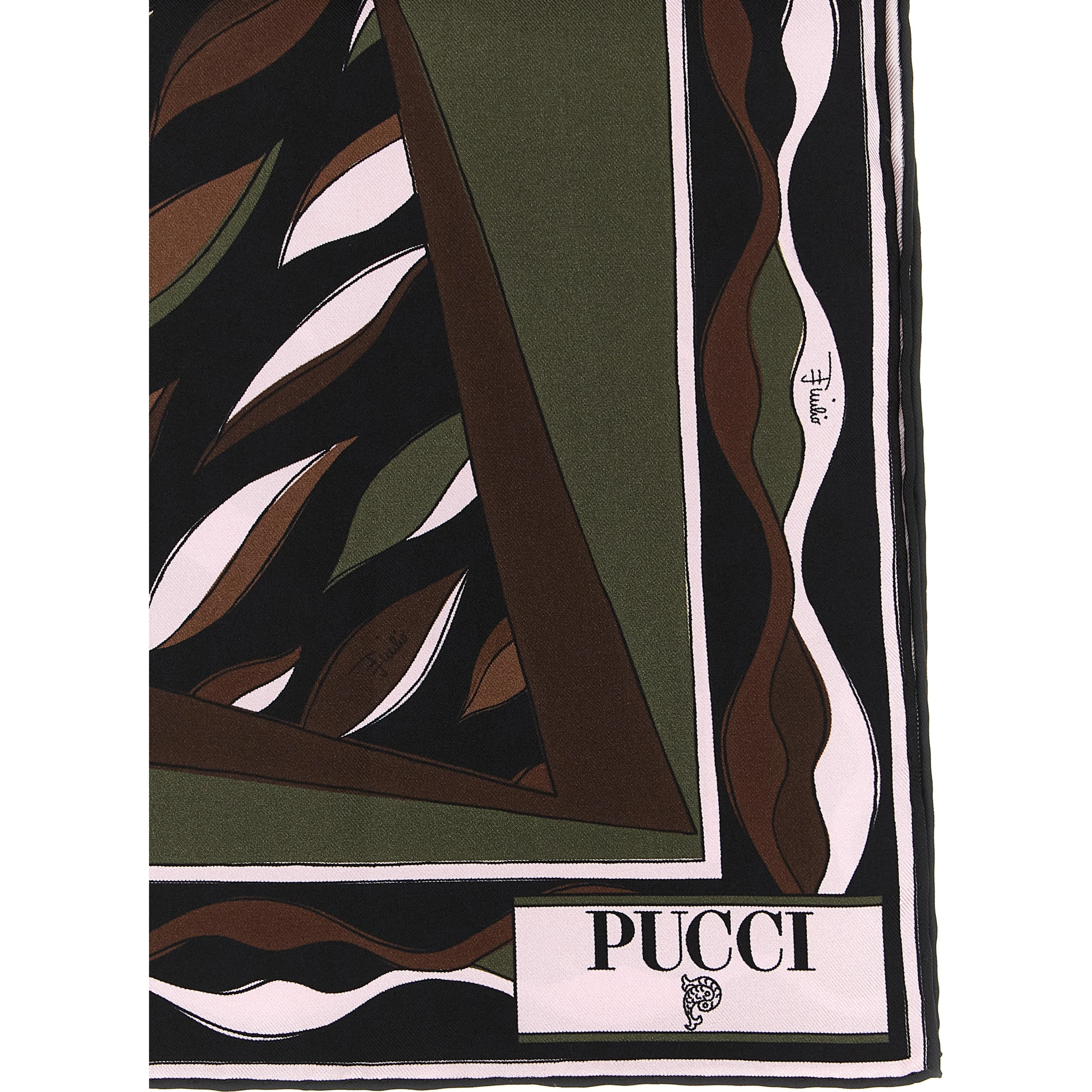 Multicolor Silk Scarf