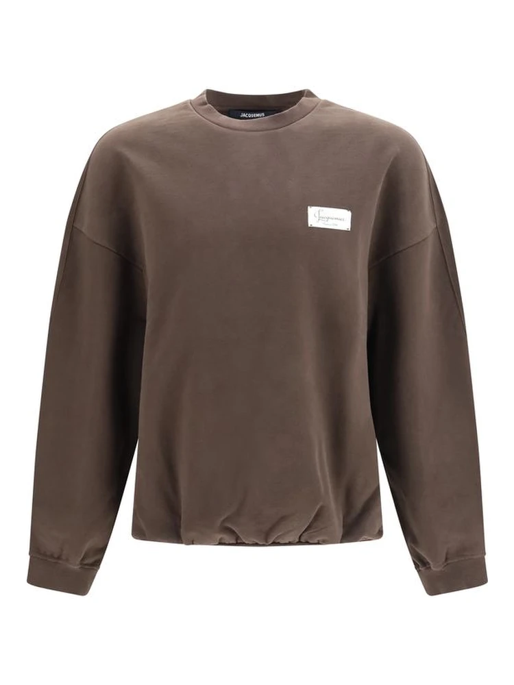Brown Cotton Sweatshirt