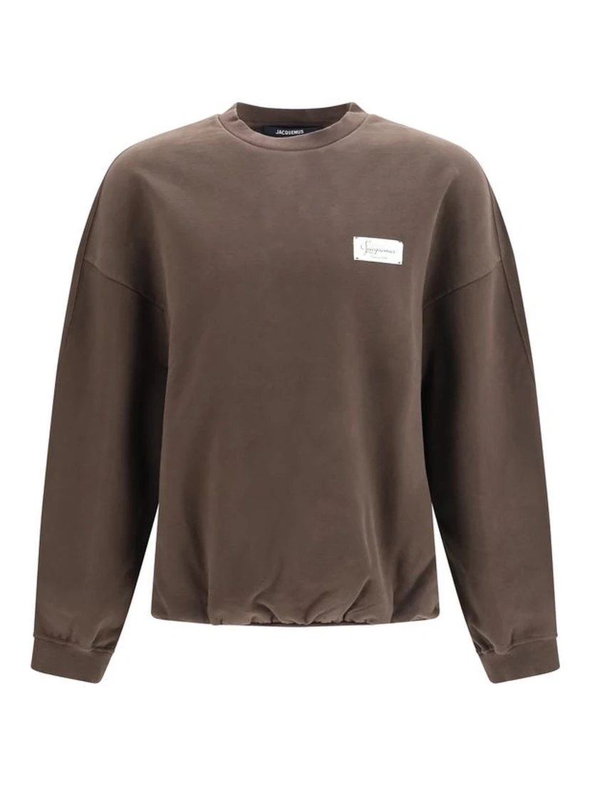 Brown Cotton Sweatshirt