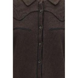 Brown Denim Shirt