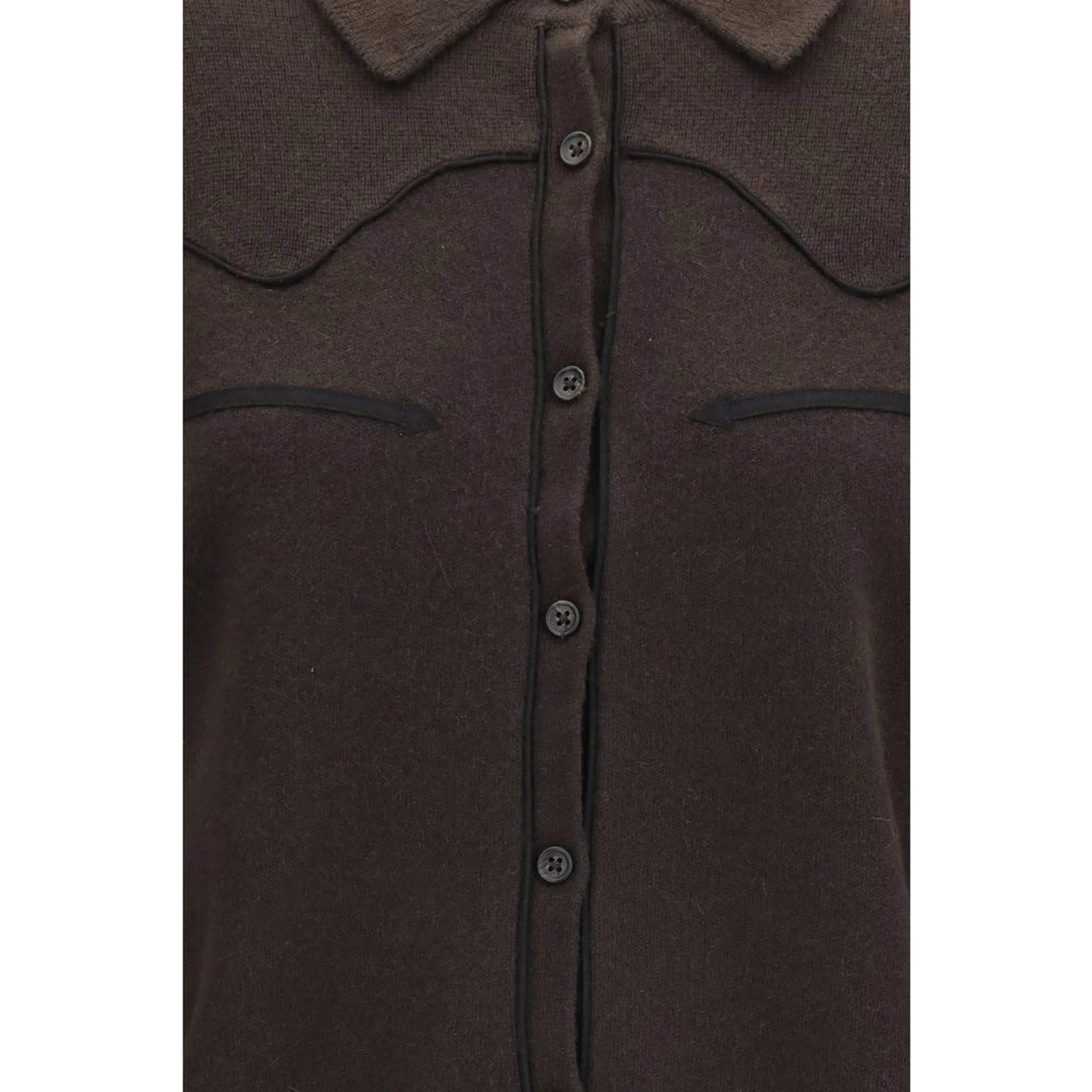 Brown Denim Shirt
