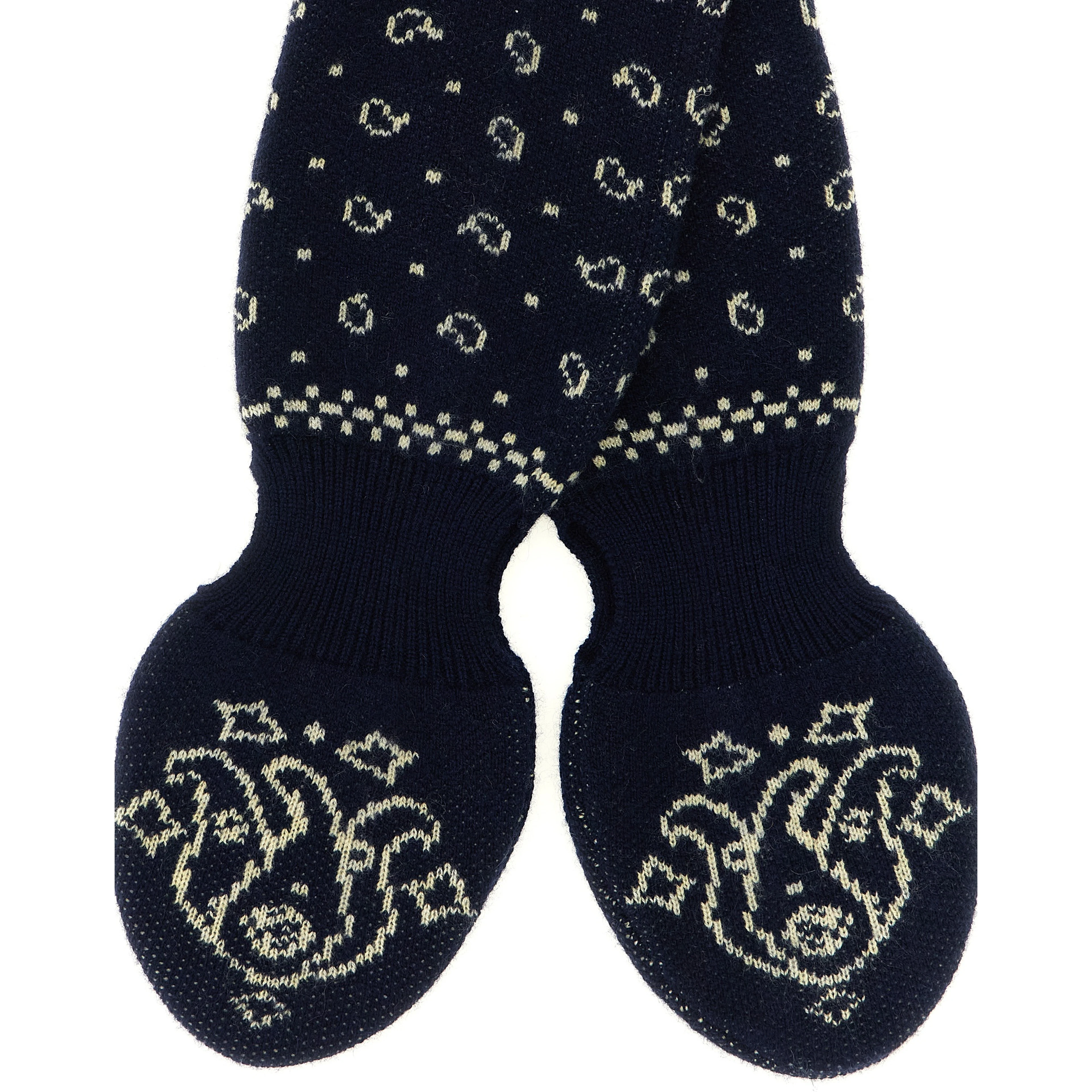 Blue Wool Foulard