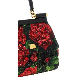 Red Cotton Handbag