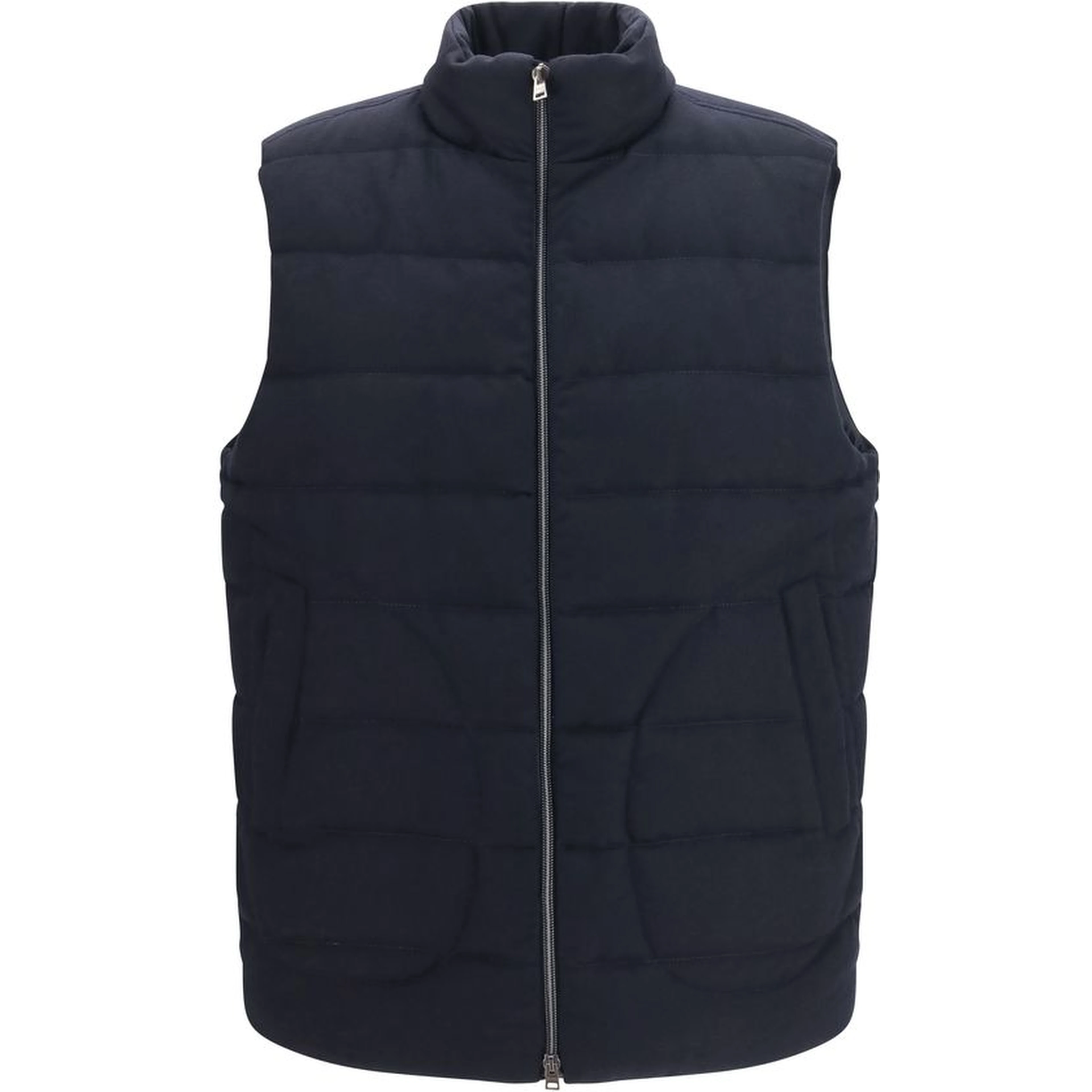 Blue Wool Oves Aries Sleeveless Jacket