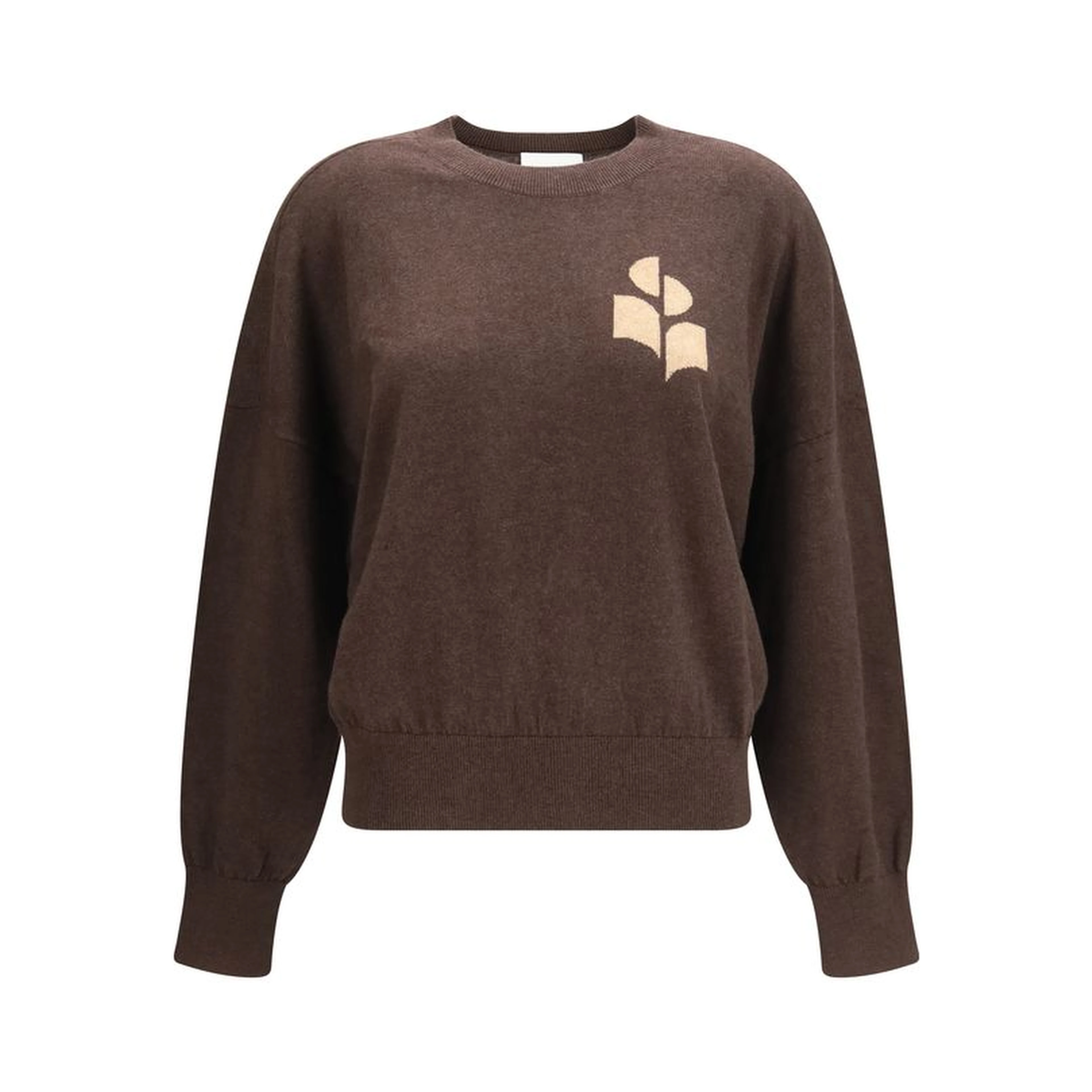 Brown Cotton Sweatshirt