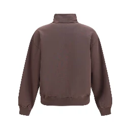 Brown Cotton Sweatshirt
